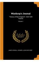 Winthrop's Journal
