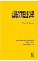 Interaction Concepts of Personality