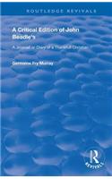 A Critical Edition of John Beadle's a Journall or Diary of a Thankfull Christian