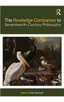 Routledge Companion to Seventeenth Century Philosophy