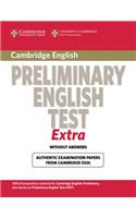 Cambridge Preliminary English Test Extra Student's Book: (PET Practice Tests)