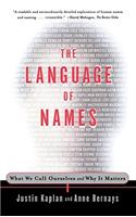 Language of Names