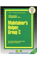 Maintainer's Helper, Group C: Passbooks Study Guide