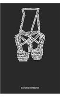 Dancing Notebook: Lined Log Book For Ballerina And Ballet Dancer: Ballet Terms Journal Shoes Words Gift