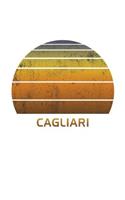 Cagliari: Italy Notebook Paper For Work, Home or School With Lined Wide Ruled Sheets. Vintage Sunset Note Pad Composition Journal For Family Vacations. Back T