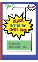 Blank Glitch Pop Comic Book