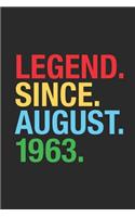 Legend Since August 1963