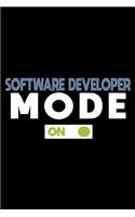 Software developer mode: On: Notebook - Journal - Diary - 110 Lined pages