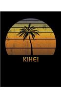 Kihei: Maui Hawaii Notebook Lined Wide Ruled Paper For Taking Notes. Stylish Journal Diary 7.5 x 9.25 Inch Soft Cover. For Home, Work Or School.