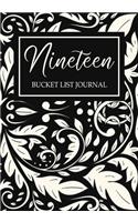 Nineteen Bucket List Journal