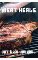 Meat Heals Dot Grid Journal