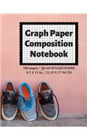 Graph Paper Composition Notebook: Grid Paper Notebook, Quad Ruled, 100 Sheets (Large, 8.5 x 11)(20 Graph Paper Notebooks)