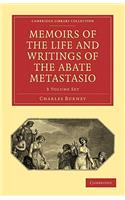 Memoirs of the Life and Writings of the Abate Metastasio 3 Volume Paperback Set