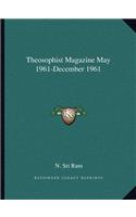 Theosophist Magazine May 1961-December 1961