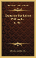 Grundsake Der Reinen Philosophie (1788)