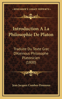 Introduction A La Philosophie De Platon