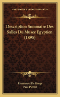 Description Sommaire Des Salles Du Musee Egyptien (1895)