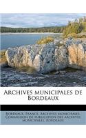Archives municipales de Bordeaux