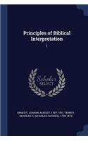 Principles of Biblical Interpretation