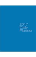 2017 Daily Planner: Blue Cover - Full Size - January 2017 - January 2018