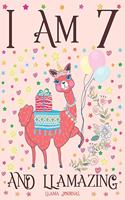 Llama Journal I am 7 and Llamazing