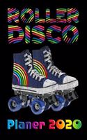 Planer 2020: Kalender Retro 80er 90er Jahre Roller Disco Rollschuh Neon Terminplaner - Terminkalender mit Wochenplaner, Monatsplaner und Jahresplaner - Taschenka