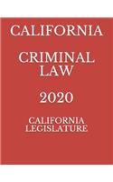 California Criminal Law 2020