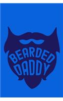 Bearded Daddy: Blank Lined Notebook Journal: Gift for Father Daddy Dad Papa Stepdad Adopted 6x9 - 110 Blank Pages - Plain White Paper - Soft Cover Book