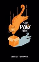 Stay Pawsitive Yearly Planner