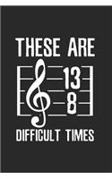 Sarcastic Music Sheet with notes Notebook: Notebook / 6x9 Zoll / 120 ruled Pages