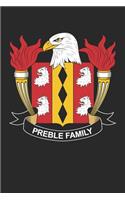 Preble: Preble Coat of Arms and Family Crest Notebook Journal (6 x 9 - 100 pages)