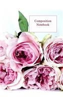 Composition Notebook: Wedding Roses, College Ruled Composition Book for School Studies and Personal Journaling.