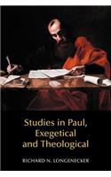 Studies in Paul, Exegetical and Theological