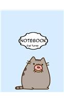 Notebook Journal: Pusheen02: Pocket Notebook Journal Diary, 120 Pages, 8.5 X 11 (Dot-Grid, Graph, Lined, Blank Notebook Journal)