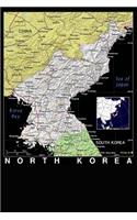 Modern Day Color Map of North Korea Journal