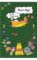 Bullet Journal Notebook for Cat Lovers Funny Flying Cartoon Cat 3: Graph Design - 162 Numbered Pages with 150 Graph Style Grid Pages, 6 Index Pages and 2 Key Pages for Journaling, Writing, Planning and Doodling, for