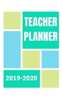 Teacher Planner - 2019-2020: Greens (8.5 x 11 inches)