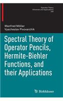 Spectral Theory of Operator Pencils, Hermite-Biehler Functions, and Their Applications