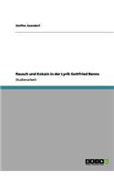 Rausch und Kokain in der Lyrik Gottfried Benns