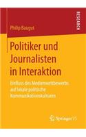 Politiker Und Journalisten in Interaktion