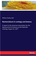 Nomenclature in zoology and botany