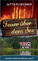Feuer über dem See