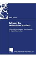 Faktoren Des Verlässlichen Handelns