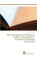 Reception of Modern Indian Literature in German-Speaking Countries