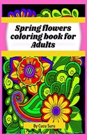 Spring flowers coloring book