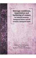 Steerage conditions, importation and harboring of women for immoral purposes, immigrant homes and aid societies, immigrant banks