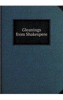 Gleanings from Shakespere