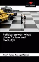 Political power: what place for law and morality?