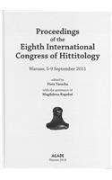 Proceedings of the Eighth International Congress of Hittitology, Warsaw, 5-9 September 2011