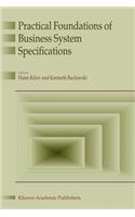 Practical Foundations of Business System Specifications